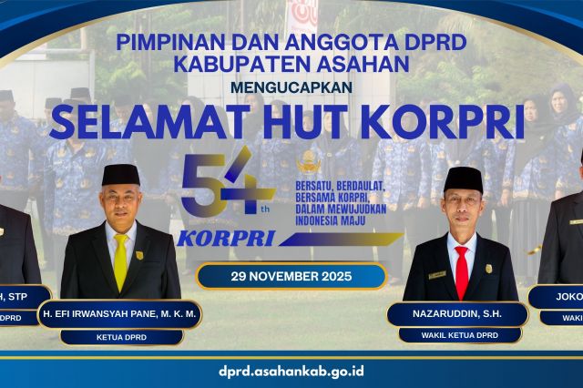 SELAMAT HARI ULANG TAHUN KORPRI KE-54, 29 NOVEMBER 2025